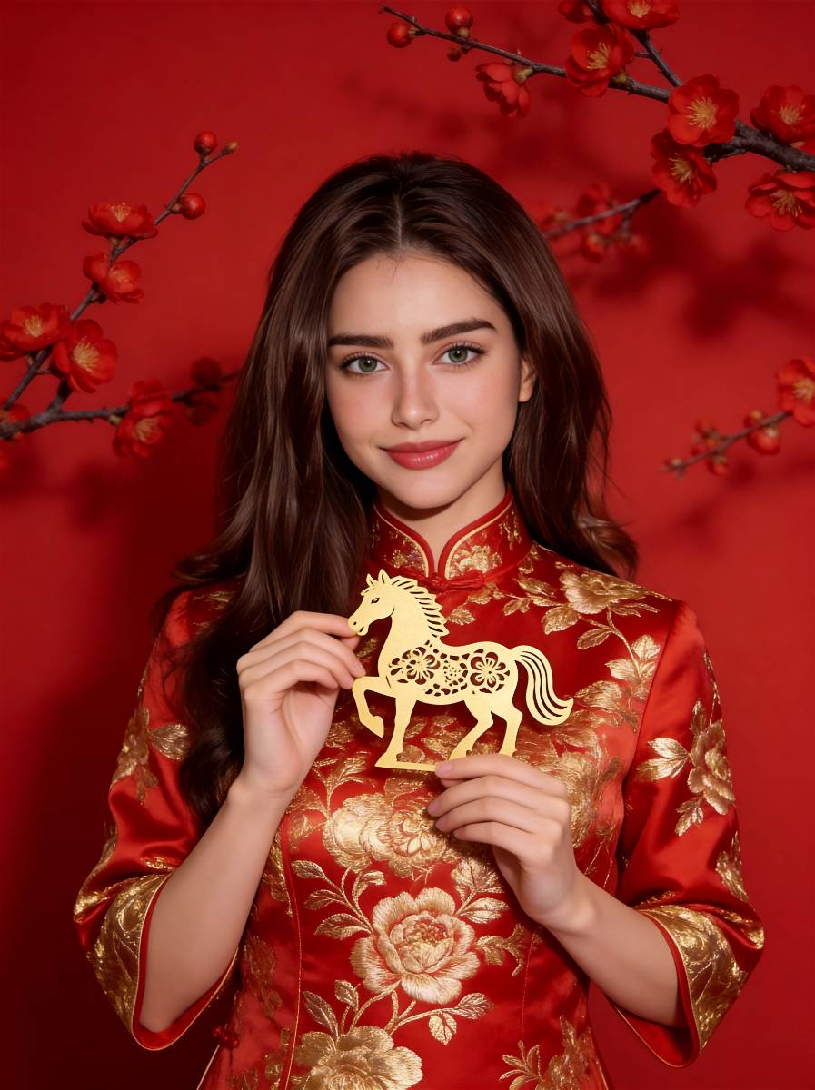 กระดาษตัดปีม้า