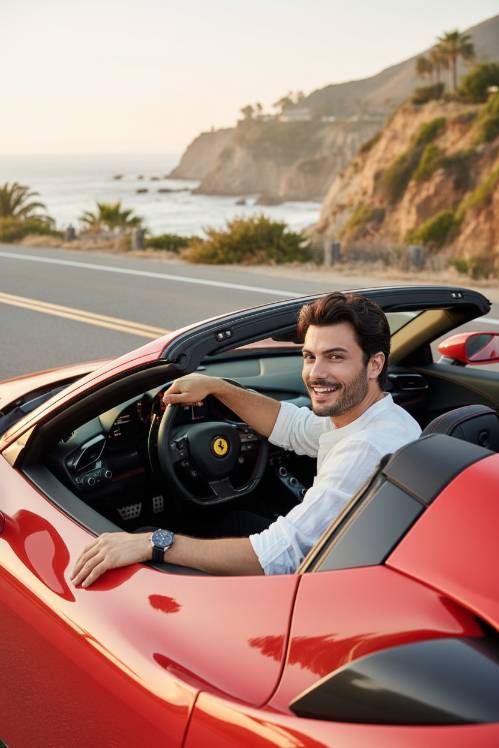 Coche deportivo de lujo